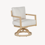 GALA CUSHIONED DINING SWIVEL ROCKER