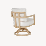 GALA CUSHIONED DINING SWIVEL ROCKER