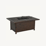 COCO RECTANGULAR COFFEE TABLE WITH FIREPIT
