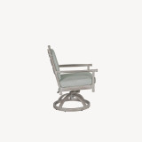 LODGE CUSHIONED FORMAL SWIVEL ROCKER