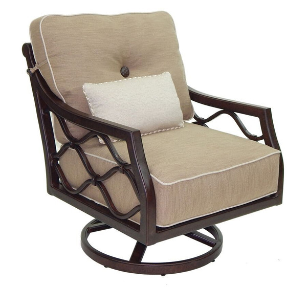 VILLA BIANCA CUSHIONED LOUNGE SWIVEL ROCKER