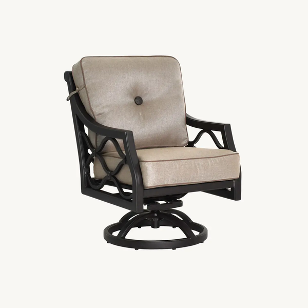 VILLA BIANCA CUSHIONED SWIVEL ROCKER