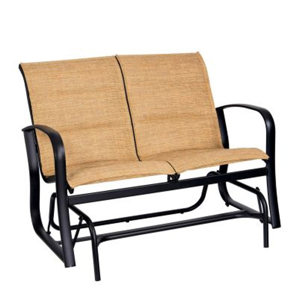 FREMONT SLING PADDED GLIDING LOVE SEAT