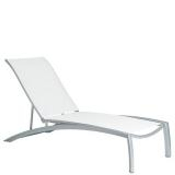 South Beach Relaxed Sling Armless Chaise Lounge