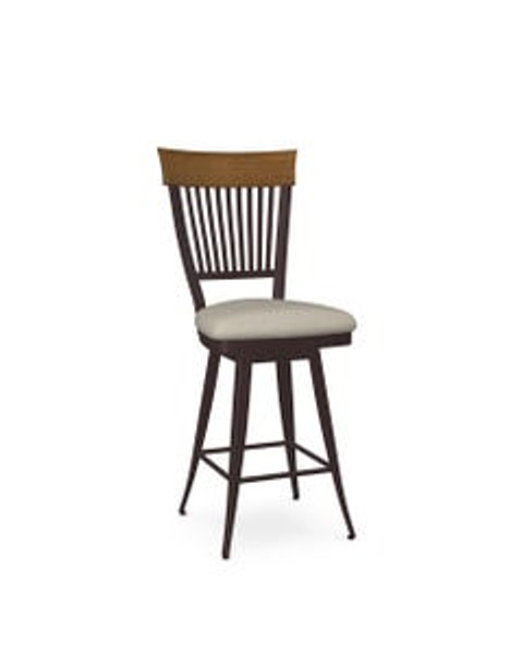 ANNABELLE UPHOLSTERED SWIVEL STOOL