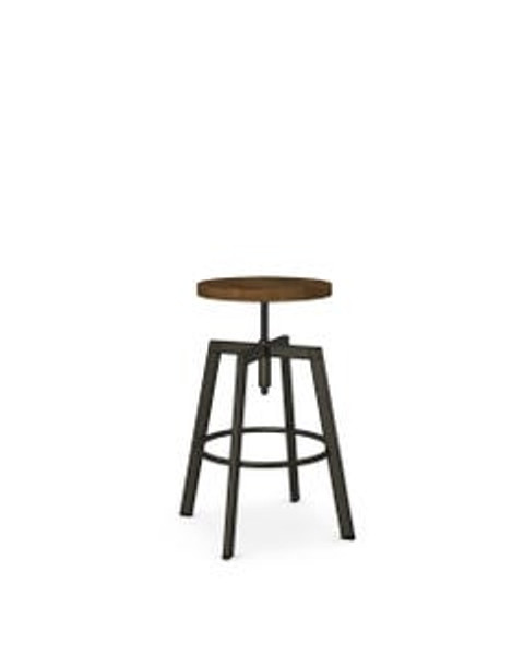 ARCHITECT SCREW STOOL 42563 WOOD SEAT