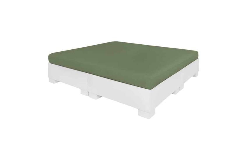 AFFINITY SQUARE SUNBED WITH FLAT CUSHION