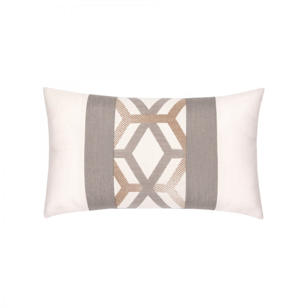 LUSTROUS LINES PILLOW 12” X 20”