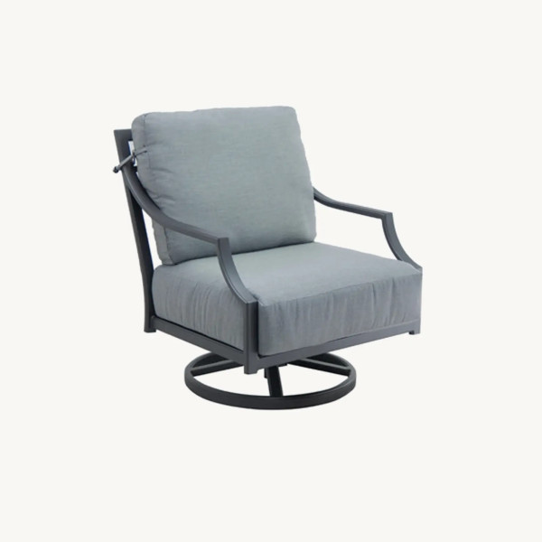 LANCASTER CUSHIONED LOUNGE SWIVEL ROCKER