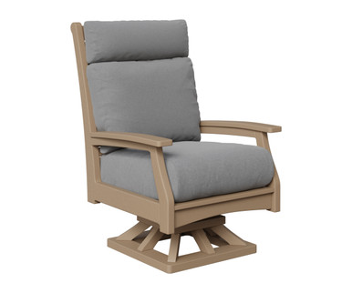 Berlin Gardens Classic Terrace High Back Swivel Rocker