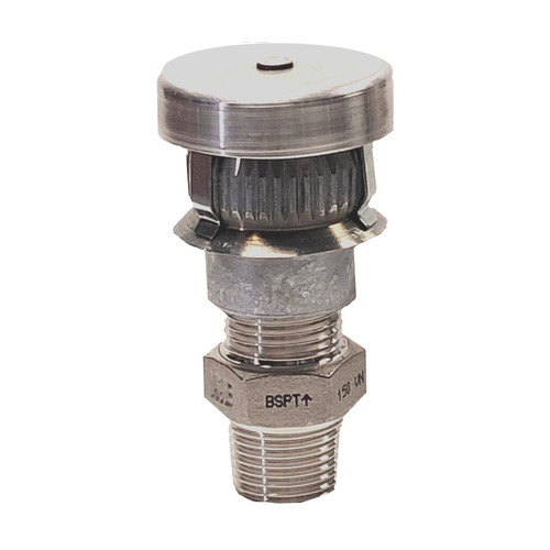 Install at the end of a pipeline or on an atmospheric vent where flammable gases or vapors may be present. The Flame Arresters use elements with small apertures which allow gases or vapors to pass. During deflagration, the combustion products are cooled at the element surface by heat dissipation, which prevents the combustion process through the flame arrester.

Available in sizes from DN15 to DN50
Suitable for gases in explosion groups up to IIB3Lightweight flame arresters in stainless steel
Flame Arresters have been typed- tested to EN ISO 16852 and certified according to ATEX Directive 2014/34/EU. Explosion Groups IIA1, IIA, IIB1, IIB2 and IIB3.  BSP/NPT screwed connections per ISO7-1.