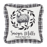 Sawyer Mill Black Sheep Pillow 