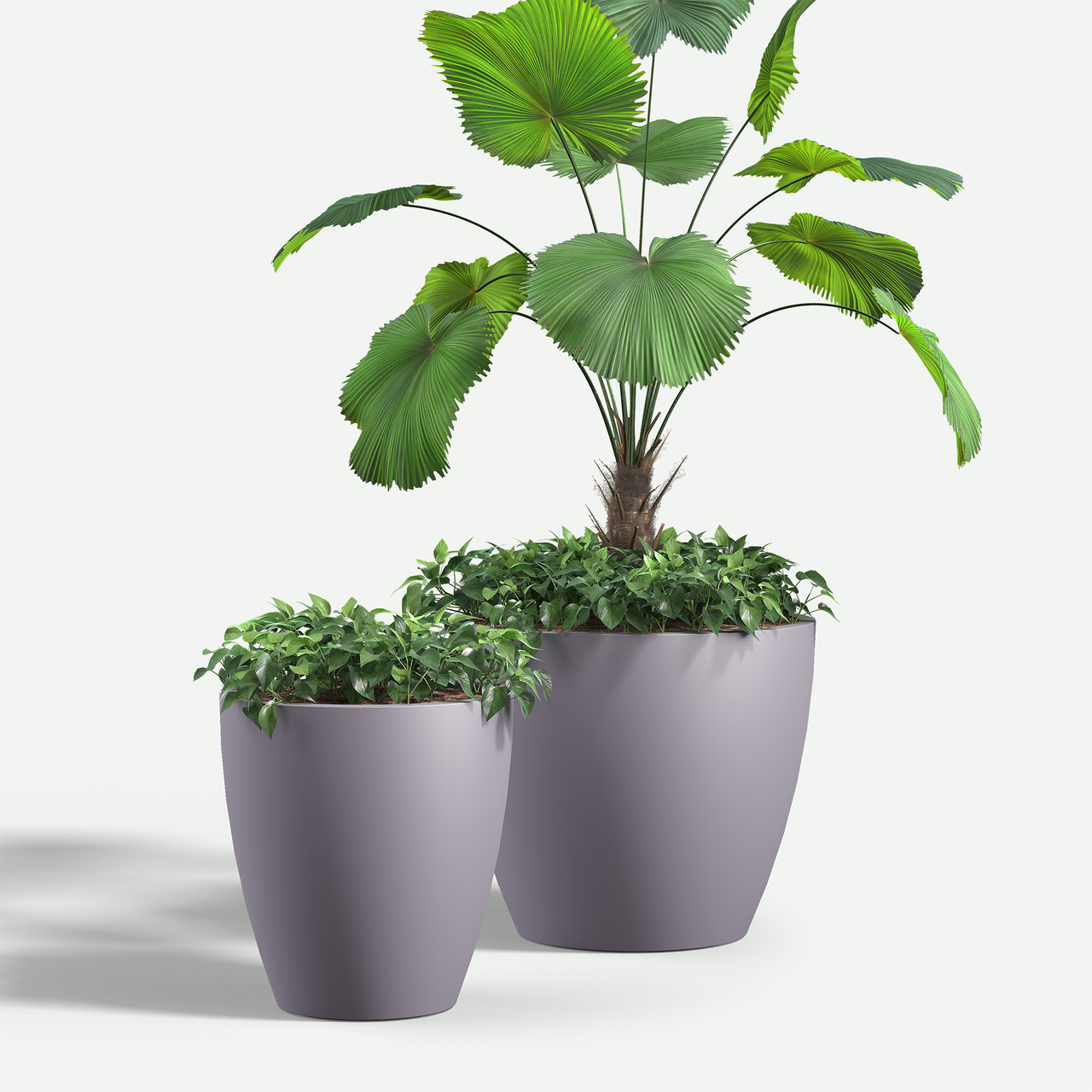 Durable & Modern Downtown Round Planters  Shop Now