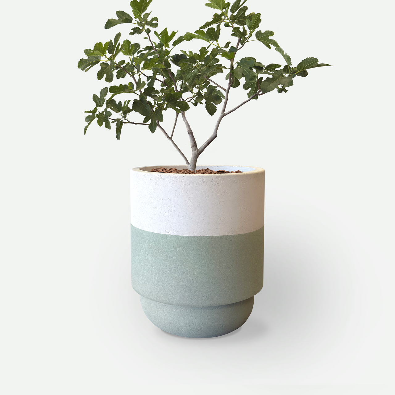 Two-Tone Bolinas Round Planter | Commercial Grade Outdoor Planters | Shop  Tournesol