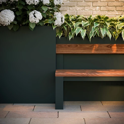 Willard Bench with Back