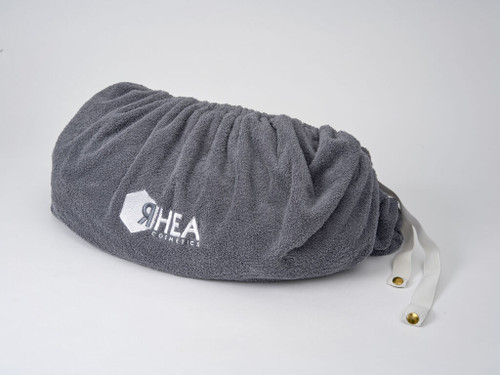 Grey Elastic Band Bed Towel - 100cm x 220cm