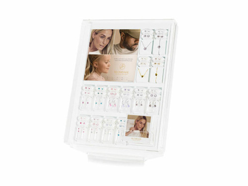 White Mini Flat Display - Medium Skin Friendly - B32 x H45 x D25cm