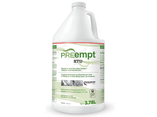 PREempt RTU (Ready-To-Use) Surface Disenfectant - 4Case - 3.78L
