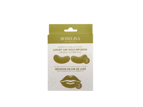 Luxury 24K Gold Lip & Eye Mask