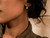 Bezel Crystal Dangle Earrings - 6Case - 5mm