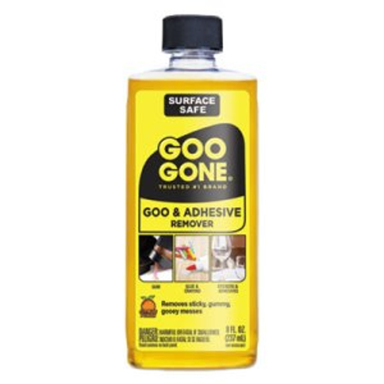 Goo Gone Original Cleaner, Citrus Scent, 8 oz Bottle, 12/Carton