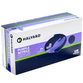 Halyard Purple Nitrile Chemo Approved Exam Gloves, 100/Box