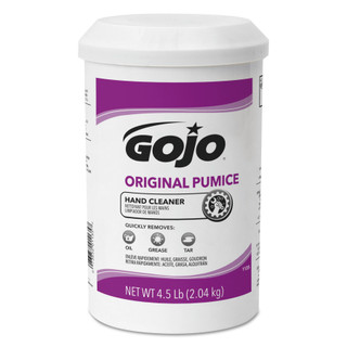 Gojo 1135-06 Original Pumice Hand Cleaner, Lemon, 4.5 lb Cartridge, 6/Carton