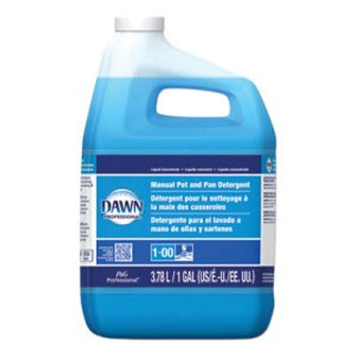 Dawn 57446 Manual Pot/Pan Dish Detergent, Original Scent, 1 gal Closed-Loop Plastic Jug, 4/Carton