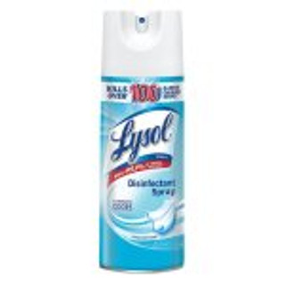 Lysol Disinfectant Spray, Crisp Linen Scent, Liquid, 12.5oz Aerosol, 12/Carton (RAC74186)