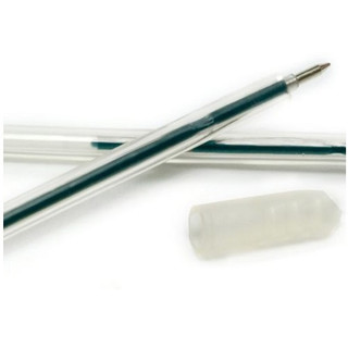 Clear Flexible Pen with Cap 4", Blue Ink, 1440/Case, PEN