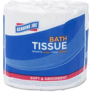 Genuine Joe 2-Ply Standard Bath Tissue, 500 Sheets/Roll, 96/Carton, GJO2550096