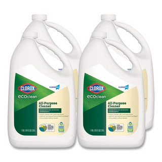 Clorox Pro EcoClean All-Purpose Cleaner, Unscented, 4 Gallons/Carton, CLO60278CT