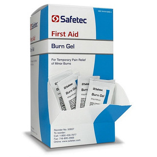 Safetec Burn Gel .9 gram Pouch 144/Box, 12 Boxes/Case, 50007