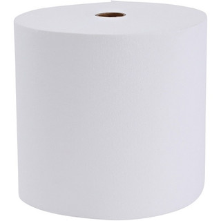 Genuine Joe Solutions 600 ft Hardwound White Roll Towels, 6 Rolls, GJO96007