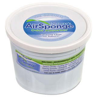 Natures Air Sponge Odor Absorber, Neutral, 64 oz Tub, DEL1013EA