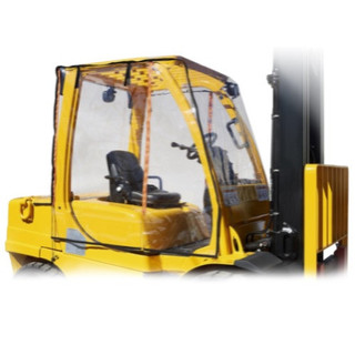 Eevelle ‎EEV-ATXL3 Universal Fit Clear Vinyl Forklift X-Large Cab Enclosure Cover