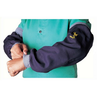 Weldas Cool FR 21 in Weld Sleeves, with 2.5 in Blue Elastic Cuffs, Navy Blue, 33-8321 Weldas Cool FR 21 in Weld Sleeves, with 2.5 in Blue Elastic Cuffs, Navy Blue, 33-8321