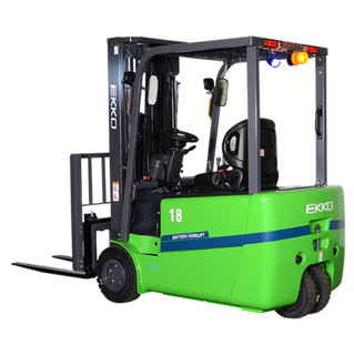 EKKO EK18AT-185Li 3 Wheel Electric Forklift 4,000 lb Cap. 185" Lift