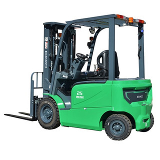 EKKO 4 Wheel Electric Forklift 5000 lb Cap, 212" Lift, EK25G-212Li