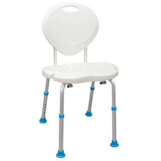 Drive Medical AquaSense Ergonomic Adjustable Bath Seat with Backrest, 770-537