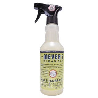 Mrs Meyers Multi Purpose Cleaner, Lemon Scent, 16 oz, Bottle, 6/Carton