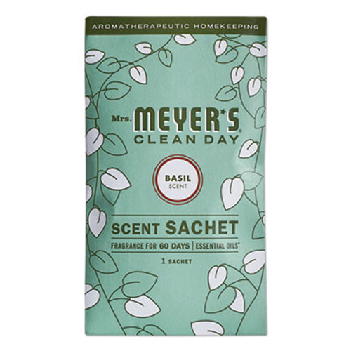 Clean Day Scent Sachets, Basil, 0.05 lbs Sachet, 18/Carton