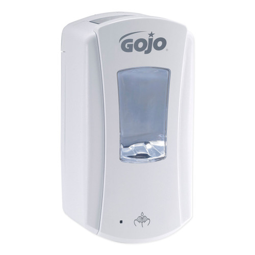 Gojo 980-04 LTX-12 Touch-Free Dispenser, 1200 mL, 5.75" x 3.33" x 10.5", White/White