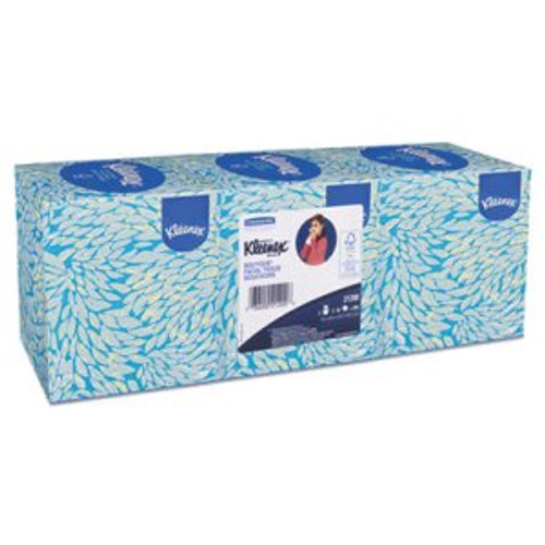 Kleenex 21200CT Boutique White Facial Tissue, 2-Ply, Pop-Up Box, 95 Sheets/Box, 3 Boxes/Pack, 12 Packs/Carton