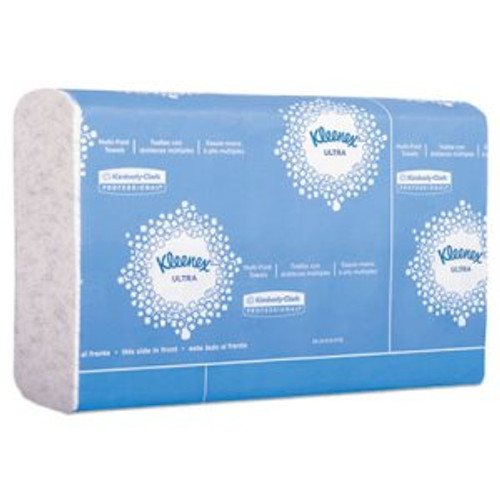 Kleenex 46321 Reveal Multi-Fold Towels, 2-Ply, 8 x 9.4, White, 16/Carton