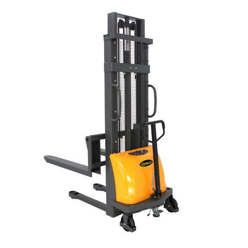 Apollolift A3016 Semi-Electric Pallet Fixed Stacker 3300Lbs Cap 118" Lift