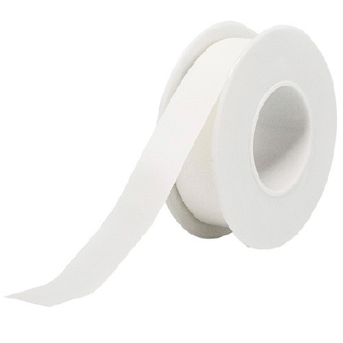 Dukal American White Cross Waterproof Tape, 1/2" x 5 Yards, 12/Box, 4 Boxes/Cs, 2035033