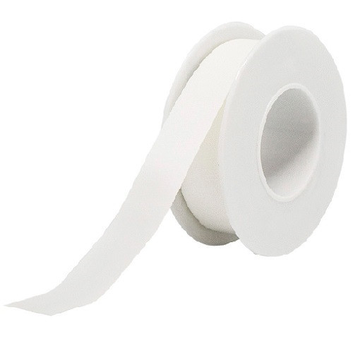 Dukal American White Cross Waterproof Tape 1" x 5 Yards, 12/Box, 4 Boxes/Cs, 2040033