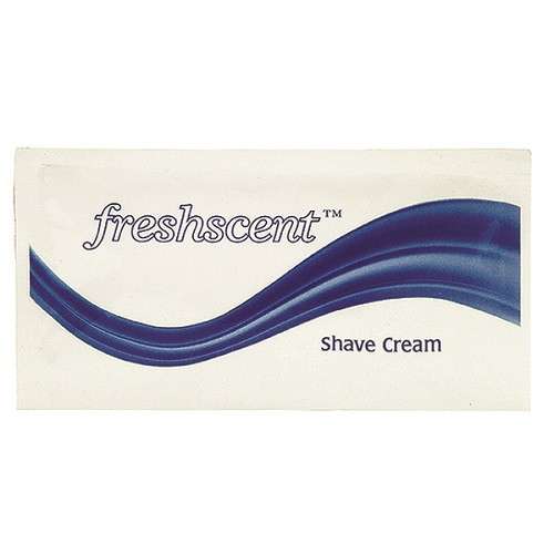 Freshscent 0.25 oz. Shaving Cream, 1000 Packets/Case, PKSC