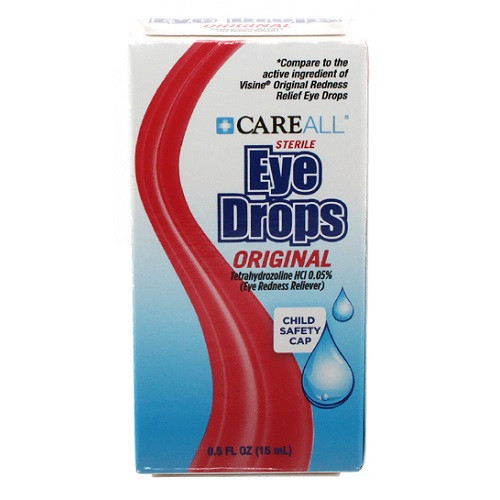 CareALL® 0.5 oz Redness Remover Eye Drops, 48 Boxes/Case